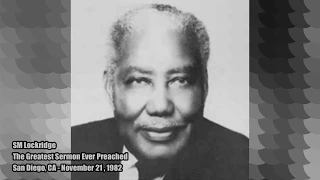greatest sermon ever preached in this generation s m lockridge