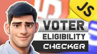 Building a Voter Eligibility Checker Website HTML CSS JavaScript Tutorial