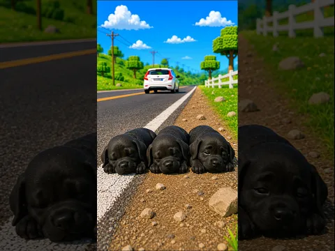 Los Tres Cachorros Fueron Abandonados Por Nacer Negritos.💔😢 #roblox #cachorros