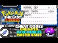 Pokemon The Last FireRed GBA Cheat Codes 100 Working Cheat Codes