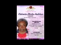 Thanksgiving Service for the late Clarinesa Alricka Anderson