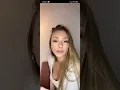 French blonde girl smoking a cigarette