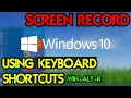 How to Screen Record on Windows 10 Using Keyboard Shortcuts