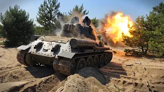 T-34/85 POD PAĽBOU ! 💥 Boj o obrannú líniu – Sahara, Záhorie 2 🪖