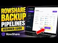 How to backup RowShare pipelines for no-code operations - Beginner Guide