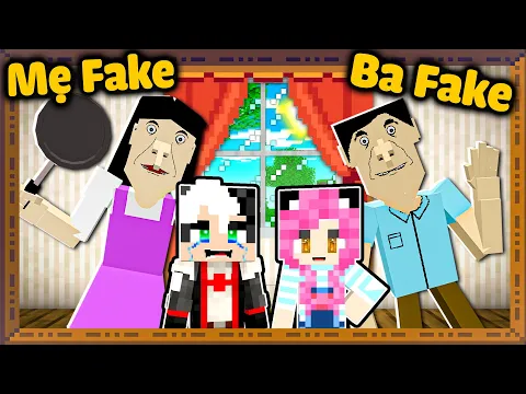 Video Thumbnail: 1 NGÀY MỀU SỐNG CÙNG BA MẸ GIẢ TRONG MINECRAFT*REDHOOD TRỐN KHỎI NGÔI NHÀ KINH DỊ CỦA KẺ BẮT CÓC