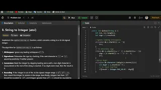 String to Integer atoi in Java LeetCode Solution CODE EZ
