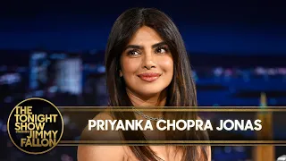 priyanka chopra jonas talks donut jonas brothers shows jimmy how to fake a fight extended