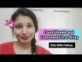 Count Vowels and Consonants in a String Python JSON Dictionary DSA by Nidhi Chouhan