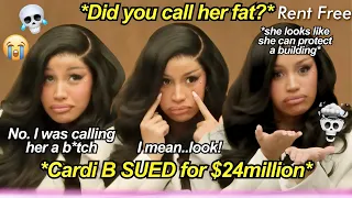 cardi b being funny in court had me struggling not to laugh