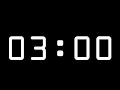 3 Minute Timer with Alarm Count Up Stopwatch