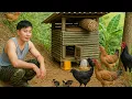 Download Lagu Young man leaves the city for the forest: Building: the free life that everyone dreams of!