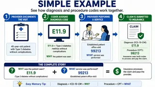 Medical Coding Example Explained ICD-10-CM CPT for Beginners