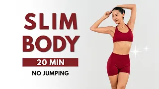 20 Min Standing Full Body Slimming Workout (No Jumping)