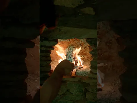 Warm night. #survival #warm #shelter