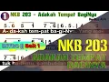 Lagu NKB 203 - ADAKAH TEMPAT BAGINYA