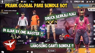 Download PRANK GLOBAL PAKE BUNDLE BOT !! MALAH DI AJAK BY ONE SAMA MASTER SONGONG !! FREEFIRE MP3