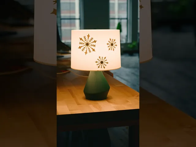 Snowflake Lamp Shade Magnets video thumbnail