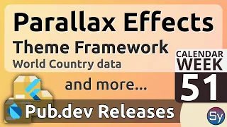 Download Flutter Theme Framework, Parallax \u0026 Co. - WEEK 51 - PUB.DEV RELEASES MP3