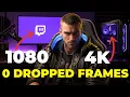Single PC 4K Streaming Setup Zero Dropped Frames