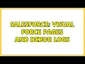 Salesforce Visual Force Pages and Debug Logs