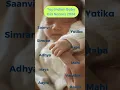 Top names for girls in 2024