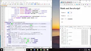 Math and JavaScript The operator