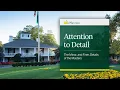 Attention to Detail The Minor and Finer Details of the Masters