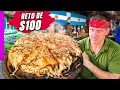 Desafio de comida callejera en Argentina con 100 Arruinaron la pizza