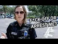 Female Cops Get SCHOOLED ID Refusal Intimidation FAIL 1st Amendment Audit