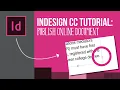 InDesign Tutorial Threading Text Through Columns