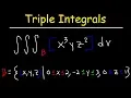 Triple Integrals - Calculus 3