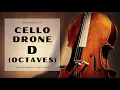 Cello Drone D Six Minutes of Tuning Note D