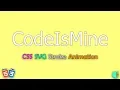 CSS SVG Stroke Animation HTML CSS Tutorial CodeIsMine