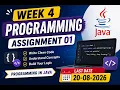 Week 4 Programming Assignment 01