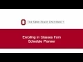 Enrolling in Classes from Schedule Planner