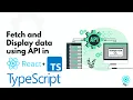 Fetching API Data in React with TypeScript - Axios and Promises Explained
