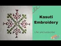 Download Lagu Simple Kasuti hand embroidery stitch part 1 #handbroidery #kasuti