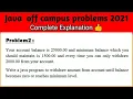 problems on java asked in off campus Recruitment problems on java programming
