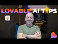 STOP Wasting Credits in Lovable AI Do This Instead Top 5 Tips