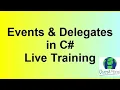 Events Delegates in C C Interview Questions C Interview Questions Answers C Training