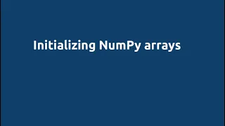 Python for Engineers Module 4 Part 5 Initialization