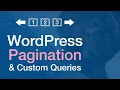 12 How to apply pagination in wordpress custom theme in hindi