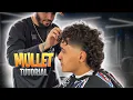 HOW TO DO A FADED MULLET BARBER TUTORIAL