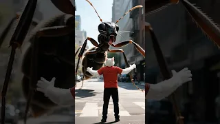 القط مياو في مواجهة النملة العملاقة والنهاية صادمة Ai Cat قطط 