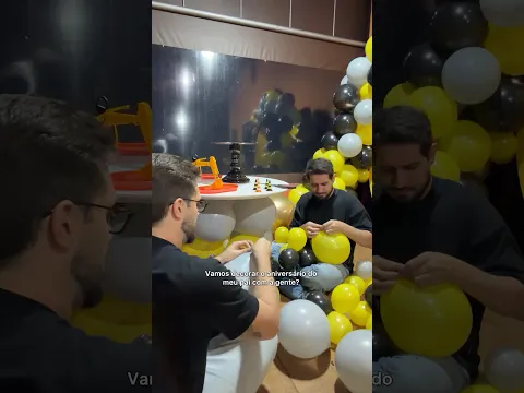 começamos a decorar o aniversário do Bob Construtor #vlog #rotina #chacara #casal