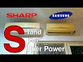 S Stand for Super Power with SHARP and SAMSUNG on Fan Electric serial ( AH-A9MEY \u0026 AS05UUPN )