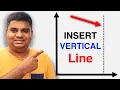 How to Add Vertical Line In