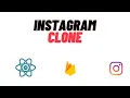 Instagram Clone built using React js and Firebase