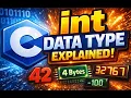 C language - int datatype tutorial explained with simple example